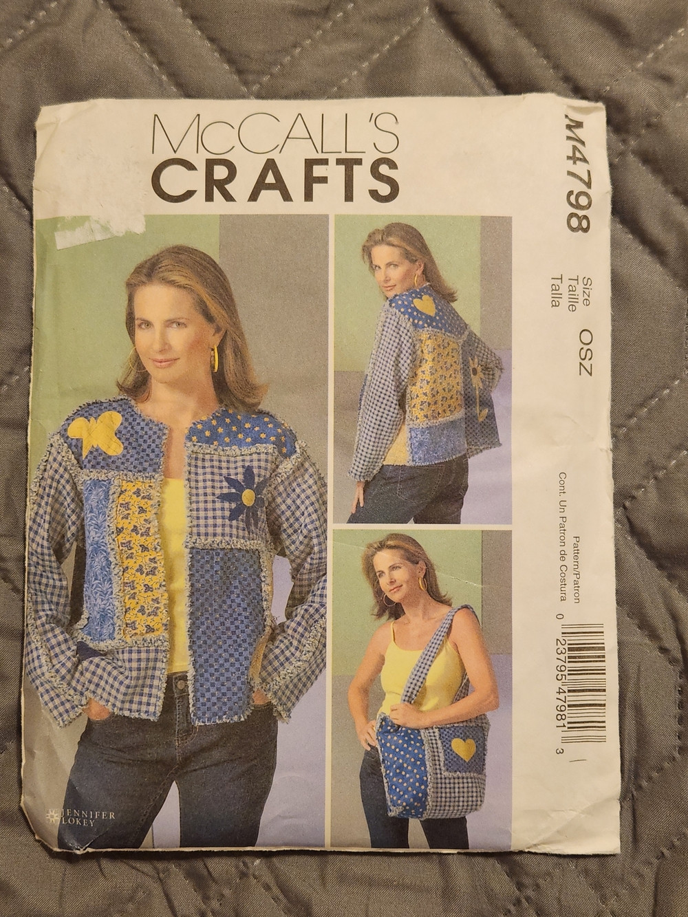 Uncut Patchwork Women's Jacket Pattern